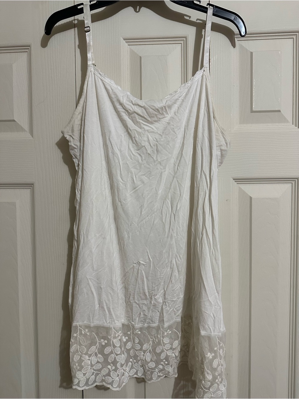 Matilda Jane White Lace-Hem Camisole